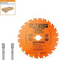 Lame circulaire CMT pour coupes en longueur pour portatives  - Diamètre 230mm - Alésage 30mm - 24 dents alternées - Ep 2,8/1,8 - CMT Orange tools
