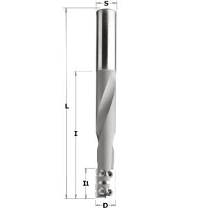 Fraise Carbure CMT pour la fabrication de serrures - Diamètre 16 mm - Longueur 95 mm - Queue de 16 mm