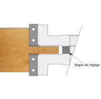 Porte-outils à Rainer LEUT - Extensible de 30 à 60 mm - Diamètre 250 mm - Alésage 30 mm 
