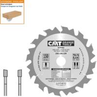 Lame circulaire CMT pour coupes en longueur pour portatives  - Diamètre 150mm - Alésage 20mm - 12 dents alternées - Ep 2,4/1,4 - CMT Orange tools