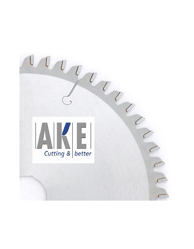 Lame circulaire carbure ALU/PVC - Diamètre 160mm - Alésage 30mm - 56 Dents négative - Ep 2,8/2,0 - AKE