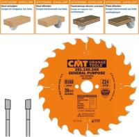 Lame circulaire CMT pour coupes transversales pour portatives - Diamtre 160mm - Alsage 20mm - 24 dents alternes - Ep 2,2/1,6 - CMT Orange tools