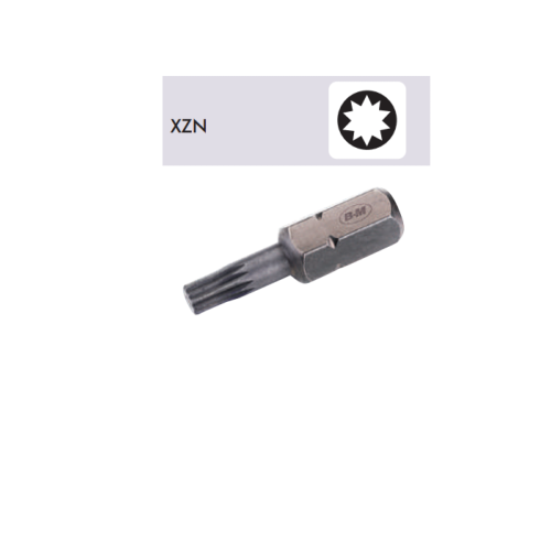 Embout de vissage XZN N°4  , longueur 25mm