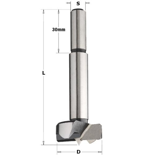 Mèche à façonner acier CMT - Diamètre 10 mm - Longueur 90 mm